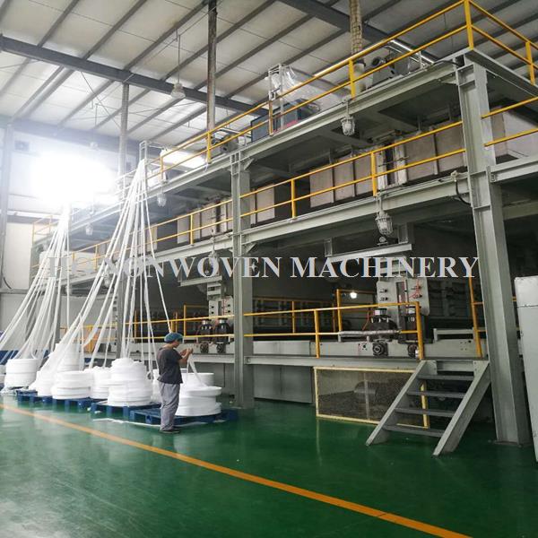 Three Beam PP Nonwoven Fabric Making Machine